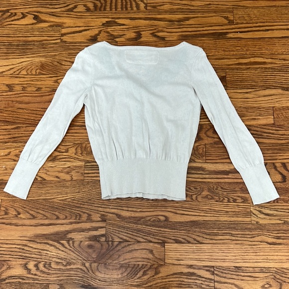 Anthropologie Field Flower Blue Flower Cardigan - Picture 5 of 5